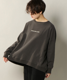 notch. | 度詰め天竺ルーズトップス(スウェット)