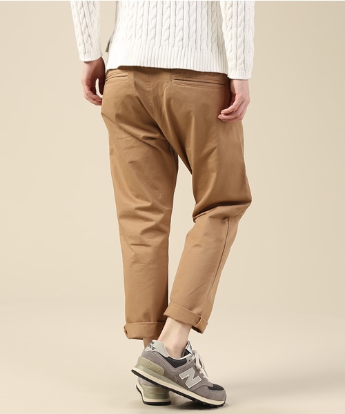 green label relaxing（グリーンレーベルリラクシング）の「GC テーパードチノパンツ ◆（チノパンツ・レディース・ベージュ/ネイビー/ライトピンク・36/40/38）」の16枚目の写真