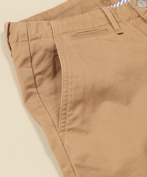 green label relaxing（グリーンレーベルリラクシング）の「GC テーパードチノパンツ ◆（チノパンツ・レディース・ベージュ/ネイビー/ライトピンク・36/40/38）」の6枚目の写真