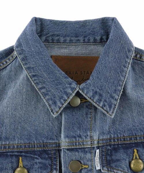 ALEXIA STAM(アリシアスタン)の「Triple Button Cuffs Denim Jacket/デニムジャケット(デニムジャケット・レディース・ライトブルー/ブルー・FREE)」の16枚目の写真