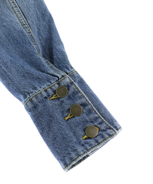 ALEXIA STAM(アリシアスタン)の「Triple Button Cuffs Denim Jacket/デニムジャケット(デニムジャケット・レディース・ライトブルー/ブルー・FREE)」の19枚目の写真