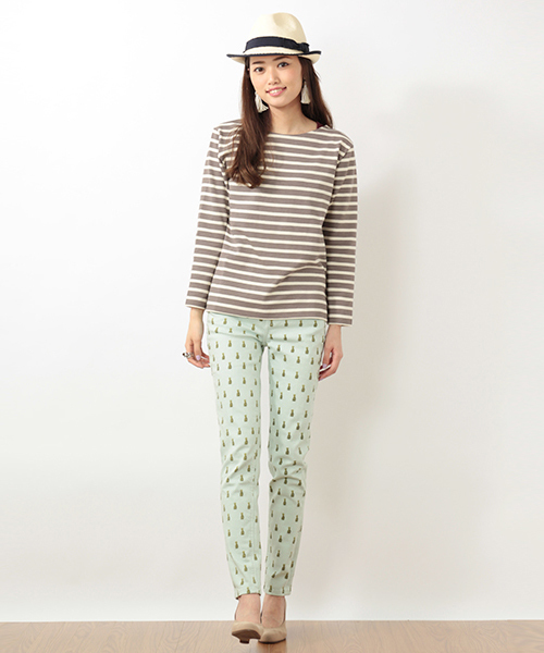 BEAMS LIGHTS Women's(ビームスライツ ウィメンズ)の「BEAMS LIGHTS× CHANTECLAIR / ボーダープルオーバー(Tシャツ/カットソー・レディース・ネイビー/オフホワイト/ブラウン系その他・38/36)」の18枚目の写真