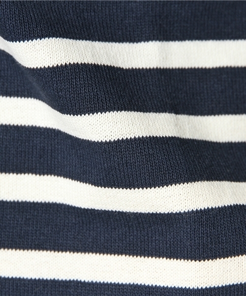 BEAMS LIGHTS Women's(ビームスライツ ウィメンズ)の「BEAMS LIGHTS× CHANTECLAIR / ボーダープルオーバー(Tシャツ/カットソー・レディース・ネイビー/オフホワイト/ブラウン系その他・38/36)」の11枚目の写真