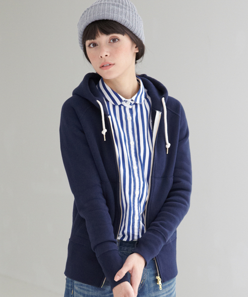 green label relaxing(グリーンレーベルリラクシング)の「STD GLR ツリウラケ パーカー ◆(パーカー・レディース・グレー/ナチュラル/ネイビー・40/38/42/36)」の1枚目の写真