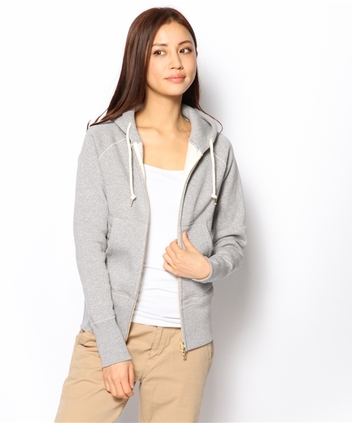 green label relaxing(グリーンレーベルリラクシング)の「STD GLR ツリウラケ パーカー ◆(パーカー・レディース・グレー/ナチュラル/ネイビー・40/38/42/36)」の10枚目の写真