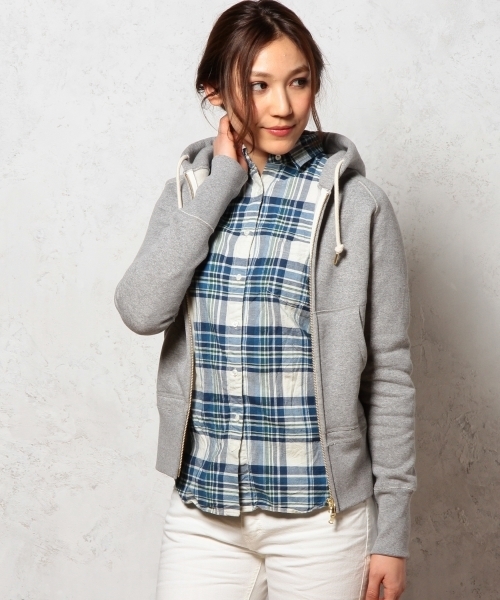 green label relaxing(グリーンレーベルリラクシング)の「STD GLR ツリウラケ パーカー ◆(パーカー・レディース・グレー/ナチュラル/ネイビー・40/38/42/36)」の17枚目の写真