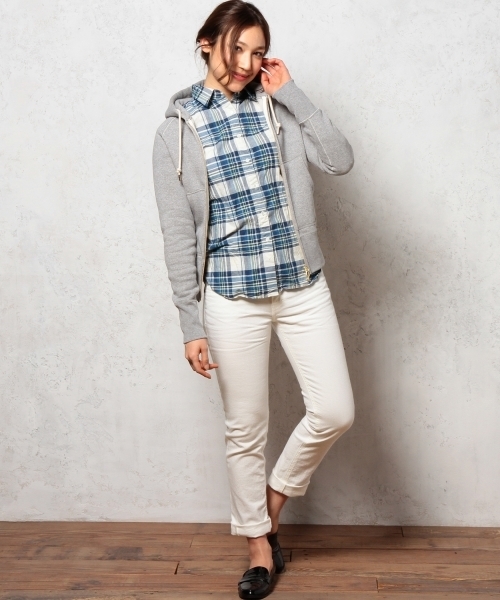 green label relaxing(グリーンレーベルリラクシング)の「STD GLR ツリウラケ パーカー ◆(パーカー・レディース・グレー/ナチュラル/ネイビー・40/38/42/36)」の22枚目の写真