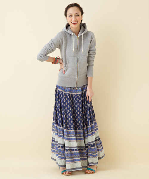 green label relaxing(グリーンレーベルリラクシング)の「STD GLR ツリウラケ パーカー ◆(パーカー・レディース・グレー/ナチュラル/ネイビー・40/38/42/36)」の16枚目の写真