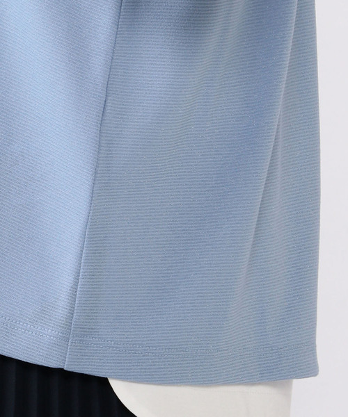 A/C DESIGN BY ALPHA CUBIC（エーシーデザインバイアルファキュービック）の「【WASHABLEシリーズ】ボレロカーディガン（カーディガン/ボレロ・レディース・ブラウン/ブラック/サックスブルー・M size/L size）」の10枚目の写真