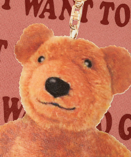Candy Stripper(キャンディストリッパー)の「TEDDY KEYRING BIG スウェット(スウェット・レディース・ライトブルー/ブラック/ピンク・2)」の10枚目の写真