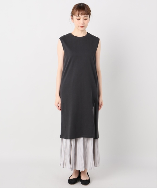 JOINT WORKS(ジョイントワークス)の「サイロテンジクスリットノースリTN/C(Tシャツ/カットソー・レディース・ブラック/ベージュ/レッド・FREE)」の7枚目の写真