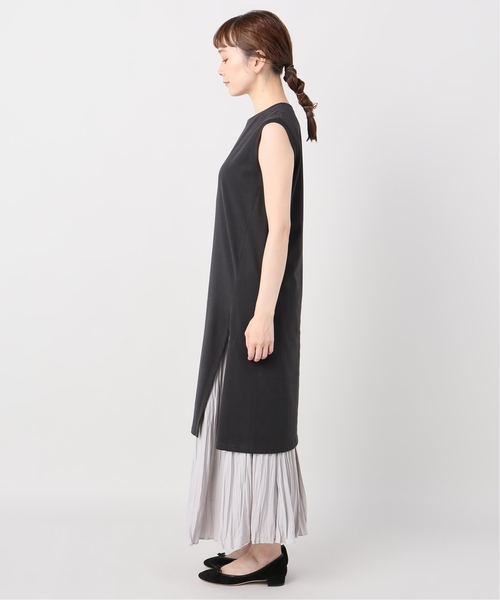JOINT WORKS(ジョイントワークス)の「サイロテンジクスリットノースリTN/C(Tシャツ/カットソー・レディース・ブラック/ベージュ/レッド・FREE)」の8枚目の写真