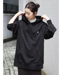 Champion フード刺繍ビッグスウェット
