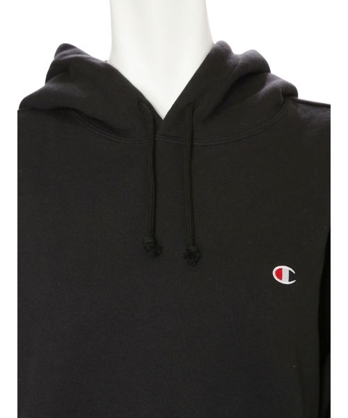 Champion(チャンピオン)の「Champion フード刺繍ビッグスウェット(スウェット・レディース・ブラック/オフホワイト/ボルドー・FREE)」の12枚目の写真
