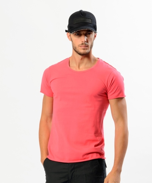 wjk（ダヴルジェイケイ）の「cut-off crew-neck S/S（Tシャツ/カットソー・メンズ・ホワイト/ブラック/ネイビー/トップグレー/ブルー/ピンク・MEDIUM/SMALL/LARGE/X-LARGE）」の6枚目の写真