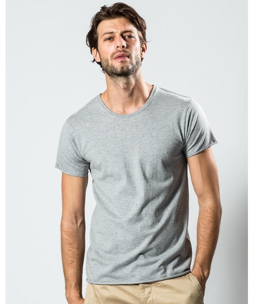 wjk（ダヴルジェイケイ）の「cut-off crew-neck S/S（Tシャツ/カットソー・メンズ・ホワイト/ブラック/ネイビー/トップグレー/ブルー/ピンク・MEDIUM/SMALL/LARGE/X-LARGE）」の3枚目の写真