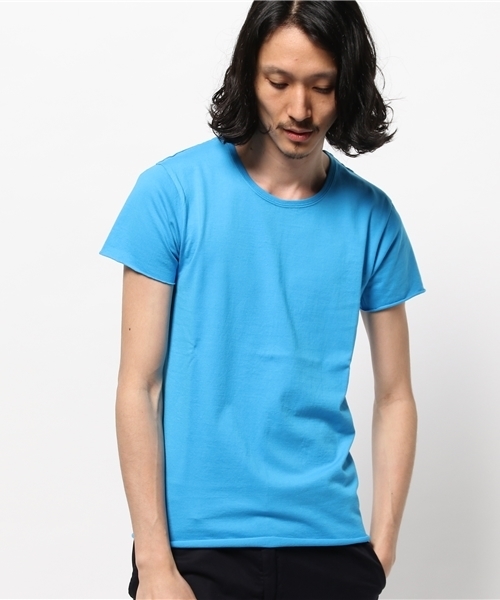 wjk（ダヴルジェイケイ）の「cut-off crew-neck S/S（Tシャツ/カットソー・メンズ・ホワイト/ブラック/ネイビー/トップグレー/ブルー/ピンク・MEDIUM/SMALL/LARGE/X-LARGE）」の5枚目の写真