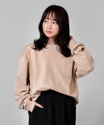 OE天竺クルーネックリブ袖ロングスリーブTシャツ くすみカラー