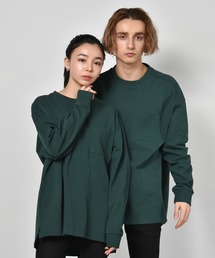 Starting Over（スターティングオーバー）の「OE天竺クルーネックリブ袖ロングスリーブTシャツ　くすみカラー（Tシャツ/カットソー）」