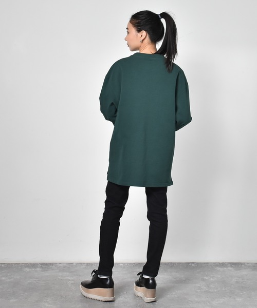Starting Over(スターティングオーバー)の「OE天竺クルーネックリブ袖ロングスリーブTシャツ くすみカラー(Tシャツ/カットソー・メンズ・ベージュ/パープル/ホワイト/ブラック/テラコッタ/サックスブルー/ライトパープル/ライトベージュ/グリーン/チャコール・XL/M/L)」の14枚目の写真