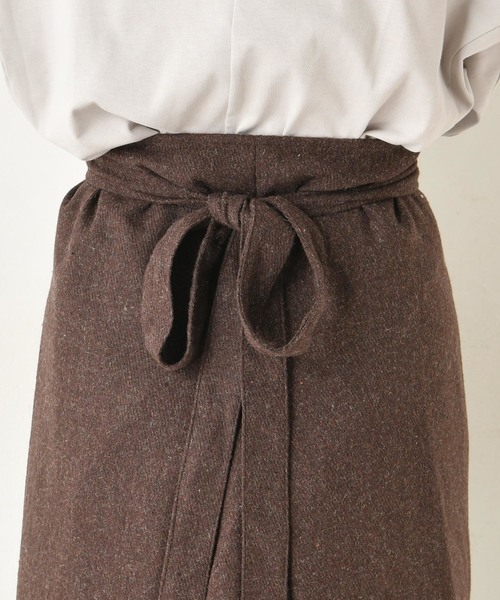 DouDou(ドゥドゥ)の「カイトフレアスカート(スカート・レディース・ブラウン/ベージュ/パープル・FREE)」の8枚目の写真