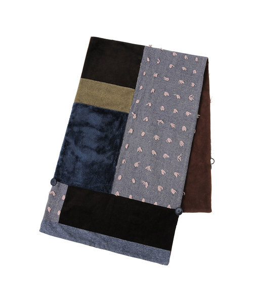 ひげヘリンボンストール ストール ショール ストール ショール Ne Net ネネット のファッション ファッション雑貨 セール 大流行中 ストール ショール