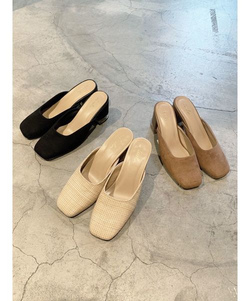 dazzlin（ダズリン）の「スクエアラフパンプス（パンプス・レディース・ブラック/ブラウン/アイボリー・SMALL/MEDIUM/LARGE）」の7枚目の写真