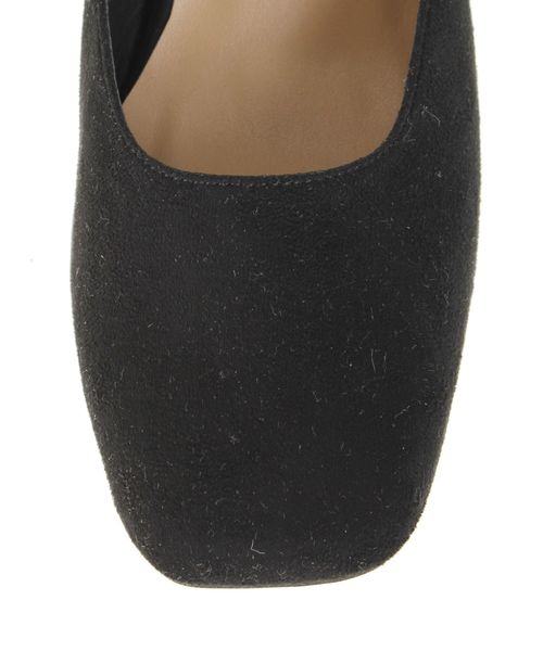 dazzlin（ダズリン）の「スクエアラフパンプス（パンプス・レディース・ブラック/ブラウン/アイボリー・SMALL/MEDIUM/LARGE）」の6枚目の写真