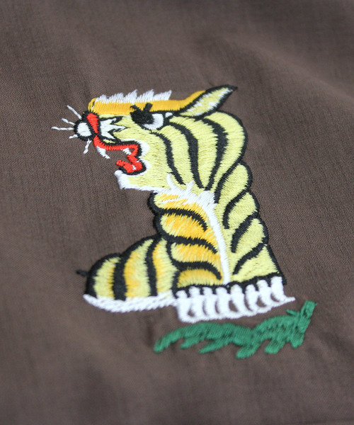 RNA（アールエヌエー）の「B2540 シアーワークシャツ（シャツ/ブラウス・レディース・ブラウン/オフホワイト/オリーブ・MEDIUM）」の19枚目の写真