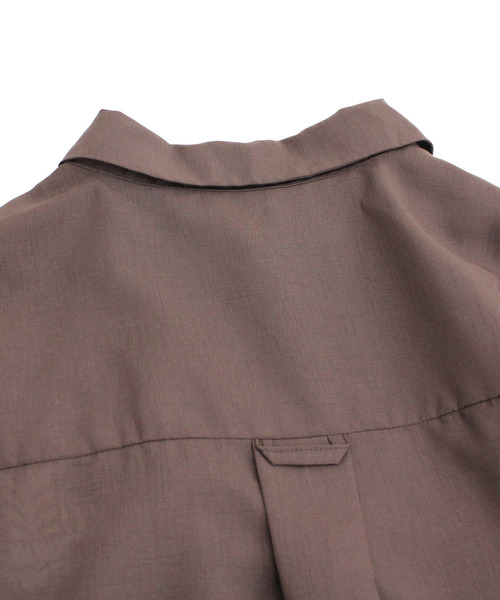 RNA（アールエヌエー）の「B2540 シアーワークシャツ（シャツ/ブラウス・レディース・ブラウン/オフホワイト/オリーブ・MEDIUM）」の20枚目の写真