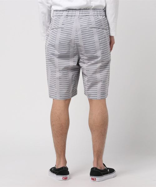 ATTACHMENT（アタッチメント）の「T400ストレッチタフタプリント 1タックイージーショーツ（その他パンツ・メンズ・ネイビー/グレー/オレンジ・1/2/3）」の10枚目の写真