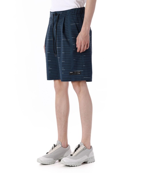 ATTACHMENT（アタッチメント）の「T400ストレッチタフタプリント 1タックイージーショーツ（その他パンツ・メンズ・ネイビー/グレー/オレンジ・1/2/3）」の4枚目の写真