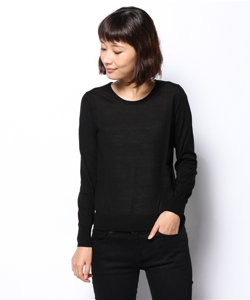 BEAMS LIGHTS Women's(ビームスライツ ウィメンズ)の「BEAMS LIGHTS / ウォッシャブルウール プルオーバー(ニット/セーター・レディース・グレー/ブラック/イエロー/グリーン/ブルー・ONE SIZE)」の13枚目の写真