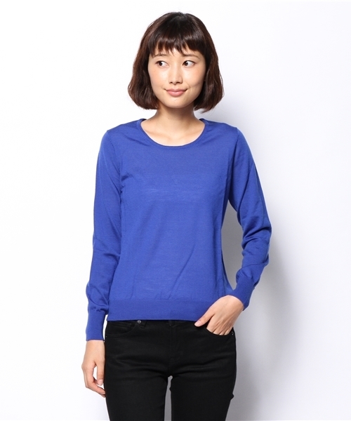 BEAMS LIGHTS Women's(ビームスライツ ウィメンズ)の「BEAMS LIGHTS / ウォッシャブルウール プルオーバー(ニット/セーター・レディース・グレー/ブラック/イエロー/グリーン/ブルー・ONE SIZE)」の16枚目の写真