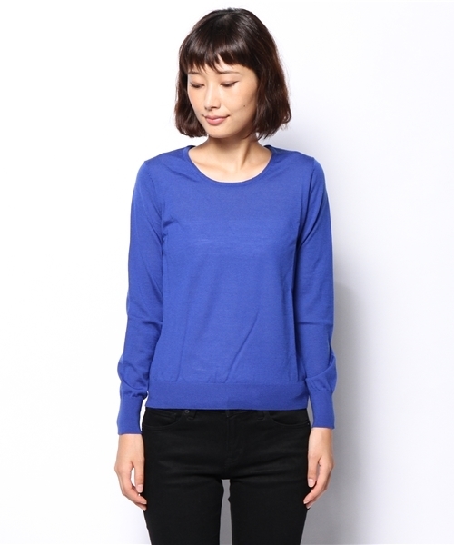 BEAMS LIGHTS Women's(ビームスライツ ウィメンズ)の「BEAMS LIGHTS / ウォッシャブルウール プルオーバー(ニット/セーター・レディース・グレー/ブラック/イエロー/グリーン/ブルー・ONE SIZE)」の12枚目の写真