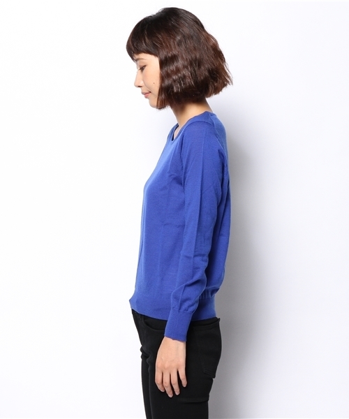 BEAMS LIGHTS Women's(ビームスライツ ウィメンズ)の「BEAMS LIGHTS / ウォッシャブルウール プルオーバー(ニット/セーター・レディース・グレー/ブラック/イエロー/グリーン/ブルー・ONE SIZE)」の6枚目の写真