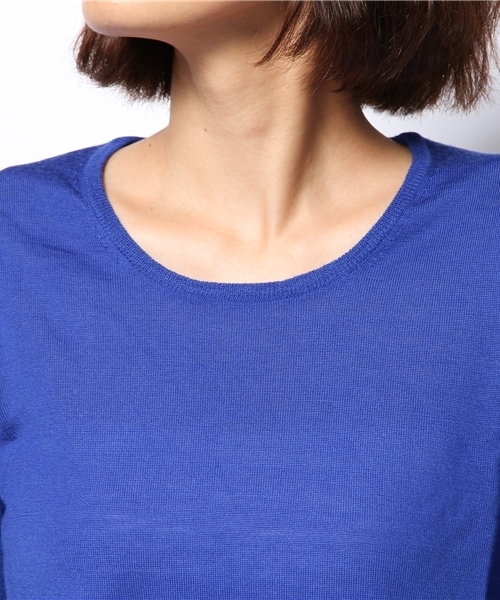 BEAMS LIGHTS Women's(ビームスライツ ウィメンズ)の「BEAMS LIGHTS / ウォッシャブルウール プルオーバー(ニット/セーター・レディース・グレー/ブラック/イエロー/グリーン/ブルー・ONE SIZE)」の9枚目の写真