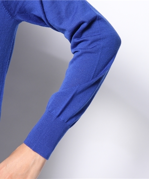 BEAMS LIGHTS Women's(ビームスライツ ウィメンズ)の「BEAMS LIGHTS / ウォッシャブルウール プルオーバー(ニット/セーター・レディース・グレー/ブラック/イエロー/グリーン/ブルー・ONE SIZE)」の10枚目の写真