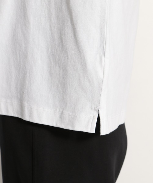 niko and...（ニコアンド）の「ハーフトーンドットロゴロンT（Tシャツ/カットソー・レディース・ピンク/オレンジ/チャコール・MEDIUM/LARGE）」の14枚目の写真