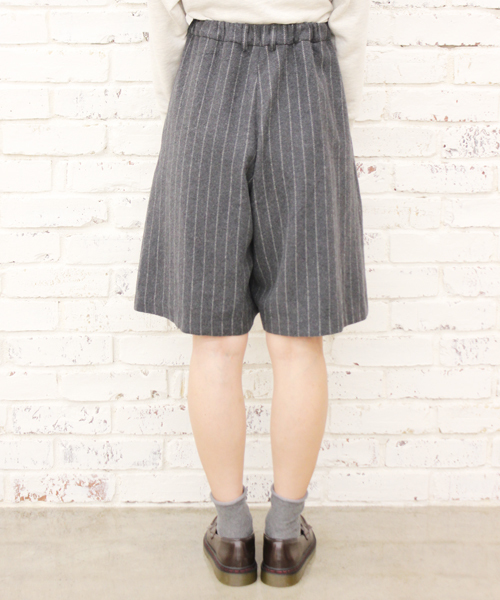 Kastane（カスタネ）の「【Kastane】ウールキュロットパンツ（その他パンツ・レディース・ブラウン/ネイビー/ストライプ・FREE）」の8枚目の写真