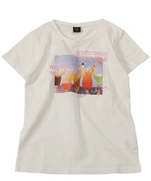 AIMABLE（エマーブル）の「転写プリント半袖Tシャツ（Tシャツ/カットソー）」