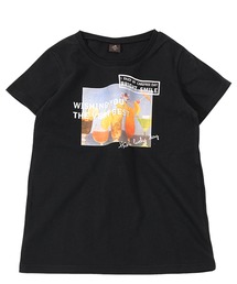 AIMABLE（エマーブル）の「転写プリント半袖Tシャツ（Tシャツ/カットソー）」