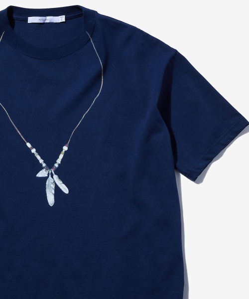 rehacer（レアセル）の「rehacer : ×T&Y Feather Leap Made in Japan / T&Y　フェザーリープ メイドインジャパン（Tシャツ/カットソー・メンズ・ネイビー/ホワイト/ブラック/グレー・SMALL/MEDIUM/LARGE/X-LARGE）」の4枚目の写真