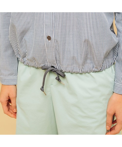 AIGLE(エーグル)の「吸水速乾 ジュアン ピト シャツ(シャツ/ブラウス・レディース・ライトグリーン/ダークブルー・40/38/36)」の14枚目の写真