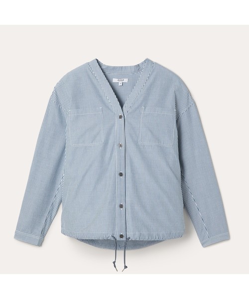 AIGLE(エーグル)の「吸水速乾 ジュアン ピト シャツ(シャツ/ブラウス・レディース・ライトグリーン/ダークブルー・40/38/36)」の16枚目の写真