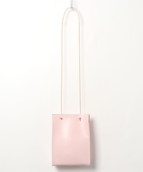 caph（カーフ）の「レザーボックスショルダーバッグ（ショルダーバッグ  