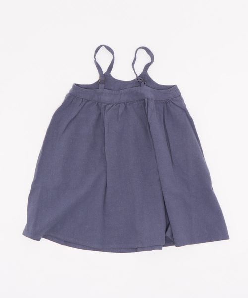 DILASH（ディラッシュ）の「ジャンパースカート（ジャンパースカート・キッズ・ブルー/ベージュ・90㎝/100cm/150cm/120cm/130cm/140cm/110cm/80ｃｍ）」の3枚目の写真