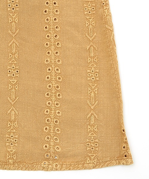 チチカカ（チチカカ）の「アシッドナバホ刺繍　スカート（スカート・レディース・ターコイズブルー/キャメル/パープル・FREE）」の17枚目の写真