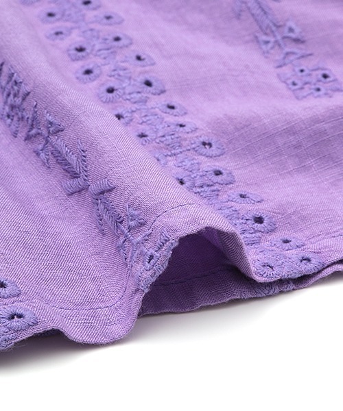 チチカカ（チチカカ）の「アシッドナバホ刺繍　スカート（スカート・レディース・ターコイズブルー/キャメル/パープル・FREE）」の21枚目の写真