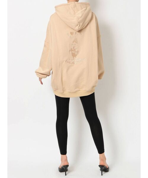 GYDA（ジェイダ）の「IL LA BUNNY BIGパーカー（パーカー・レディース・ブラック/ベージュ/ピンク・FREE）」の13枚目の写真